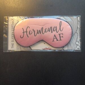 NEW The Sleepy Cottage Hormonal AF Pink Sleep Eye Mask
